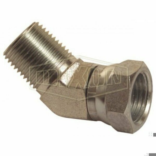 Swivel Nut Elbow, 1-11-1/2 Nominal, Female NPSM x MNPT, Steel, Domestic, Dixon, Mfr#: 1503-16-16